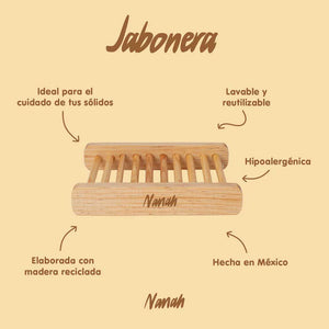 Jabonera de Madera